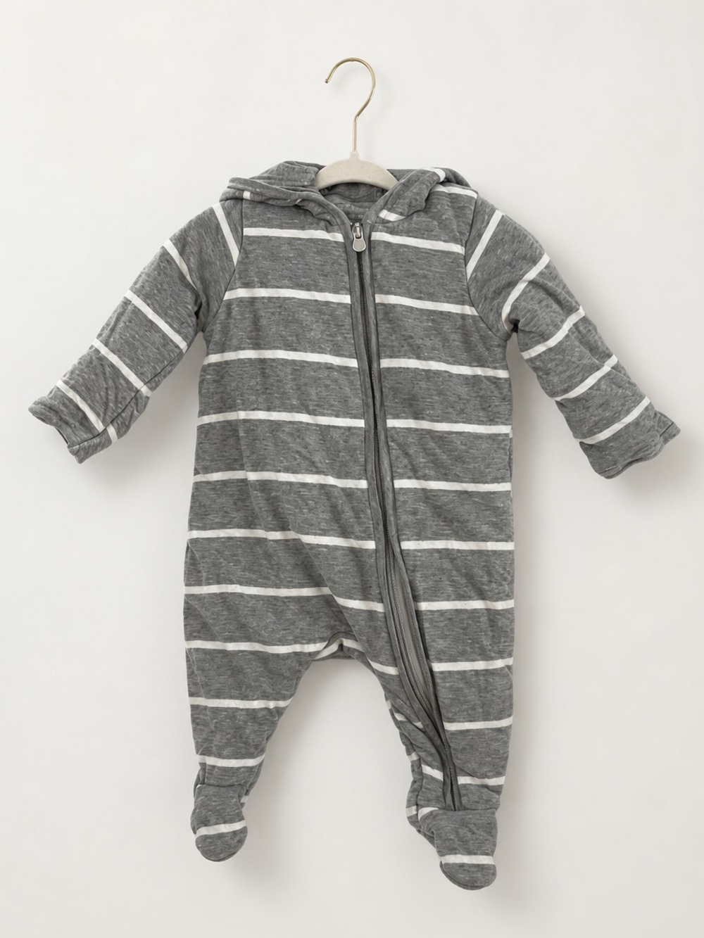 Burt’s Bees Baby Organic Cotton Hooded Footed Bunting 0-3M